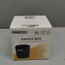 Knock Box for Coffee Grounds - Innovative Barista Accessory with Improved Handling - Coffee Knock Box for Espresso Machine, Black