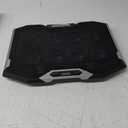 Gaming Laptop Cooler Fits up to 17 Inches, 6 Fans to Cool Your Laptop Powerful with 7 Colors RGB Illumination Switchable Patterns Black OWL-GNOTECOOLER-RGB