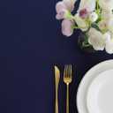 FOLINS&HOME Navy Blue Rectangle Tablecloth 60 x 102 Heavy Duty Wrinkle Free Polyester Table Cloths Waterproof, Washable and Spillproof Table Cover for Party, Banquet, Indoor&Outdoor-Oblong/Rectangular