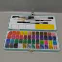 ARTISTRO Watercolor Paint Set, Vivid Colors in Portable Box, Palette set, Including Metallic and Fluorescent Colors. Perfect Travel Watercolor Set for Artists, Amateur Hobbyists and Painting