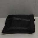 Magnetic Screen Door Left Right Side Opening Polyethylene Terephthalate Mesh Greater Than Fiberglass and Polyester Easy Install (Screen 38"x84", Black)