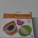 Zoie + Chloe Set of 3 Dough Press - Plastic Pastry Shaper & Empanada Maker Press With Crimped Crust Edges - Kitchen Tools For Making Dumplings, Hand Pie, Ravioli, Pierogi, Turnover - 4, 5, 6
