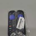 2 Pc Programmed Replacement Remote for Roku with Volume Key - All in One Remotes Control for Roku Express 4K+, Premiere/+, Ultra, 1 2 3 4, and Vizio TV Extra with 9 Learning Keys (Not for Stick)