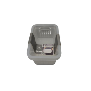 Set of Heritage Living Multipurpose Storage Bins Clear Plastic Containers Designed For Organizing Household Items, 2 Psc