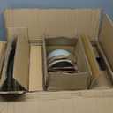 Gibson Elite Sunveil 16 Piece (Service for 4) Plates and Bowls Reactive Glaze Round Dishes Stoneware Ceramic Dinnerware Set -Taupe