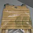 Lawei Bamboo Folding Step Stool - 12 Inch Height Bamboo Shower Bench Stool Spa Bath Seat Chairs for Shower, Leg Shaving and Foot Rest, Portable Small Stool Little Chair