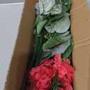 Artificial Geranium Fake Flowers for Outdoors Decoration, 6 Bundles Silk Geraniums Flower UV Resistant Look Real Faux Plants for Outside Planter Front Door Garden Patio Balcony Yard Home, Hot Pink
