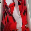 12pcs Red Cardinals Birds Floral Picks Fabric Feather Artificial Bird Ornaments for Flower Arrangement Wreath Crafts Christmas Tree Decoration