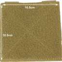 2 x ROCOTACTICAL Molle Tactical Bag Patch Panel Accessory, Patches Display Board Tactical Molle Hook and Loop Molle Panel for Badges and Insignia Patches- 4x4 inches, 2pack (TAN)