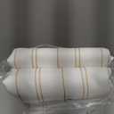 jinchan Yellow and White Stripe Curtain 100 Inch Extra Wide Sliding Glass Door Room Divider Curtain 96 Inch Length Privacy Light Filtering Pinstripe Bedroom Window Treatment Drape 1 Panel