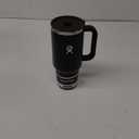 Hydro Flask 40 Oz Travel Tumbler with Handle, Lid and Straw - Insulated Stainless Steel in Black