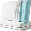 WEEKENDER Gel Memory Foam Pillow - Standard Size - 2-Pack - Medium Firm Feel - Neck & Shoulder Support - For Back & Side Sleepers - Home, Hotel, & Hospital Essentials