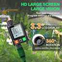 Sprinkler Timer for Garden Hose, Upgrade 10 Program Water Timer with Auto Rain Delay, IP54 Waterproof 3.3“ Large LCD Drip Irrigation System Timers for Plant, Yard, Lawns, Outdoor