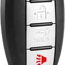 Smart Key Fob for Nissan Rogue 2014-2018, FengRKey Proximity Remote Control Key Fob Compatible with Nissan Rogue 2014-2018 KR5S180144106 285E3-285E3-4CB6C S180144106