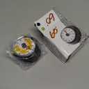 Stainless Steel Sauna Timer, 60-Minute Mechanical Clock Timer with Strong Adhesion Base, Precise Scale & Loud Ring, Corrosion & Heat Resistant, No Batteries Required