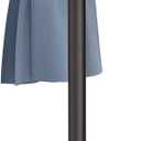 17 Inch Oil Rubbed Bronze Stainless Steel Free Standing Towel Rack Bar, Double Stand Towel Ring Hand Towel Holder Hanger, Towel Hardware for Bathroom Vanity Kitchen Countertops