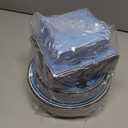 Graduation Plates and Napkins Gatherfun 2026 Graduation Party Supplies Sky Blue Disposable Paper Plates Cocktail Napkins for Congrats Grad Decorations, Serve 50