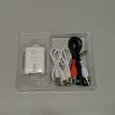 1Mii Bluetooth Transmitter Receiver for TV/Airplane to Headphones, Bluetooth 5.3 AUX/RCA Audio Adapter with AptX Adaptive/Low Latency/HD Audio, Dual Link, Wireless Receiver for Home Stereo, Boat, Gym (White)