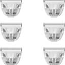 6 Pack Ceramic Blades Replacement for Dog Grooming Clippers, Detachable Pet Clipper Blades for Dogs,Cats Hair Trimming