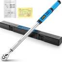 DISEN 1/2" Digital Torque Wrench 17-340Nm 4 Mode Alert 5 Unit ±2% Accuracy