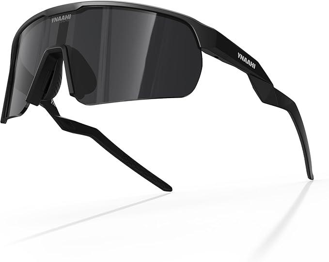 Ynaahi Sports Sunglasses. Shatterproof Polycarbonate Lens, UV400 Protection. Ideal for MTB, Cycling, Pickleball, & Running Safety