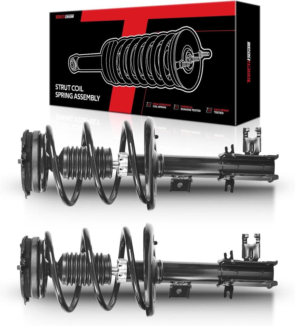 Torchbeam Front Complete Struts Shocks Assembly w/Coil Spring Replacement for 2013 Altima Sedan V6 3.5L/L4 2.5L,Nissan Altima 2014 2015 2016 2017 2018,172901/172902 2PCS Amortiguadores Delanteros