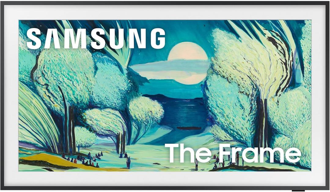 Samsung 50-Inch Class The Frame LS03F 4K QLED Smart TV (2025 Model) Slim Fit Wall Mount, Modern Frame Design, NQ4 AI Gen2 Processor, Art Mode, Artful Picture Quality, Samsung Vision AI, Alexa Built-in