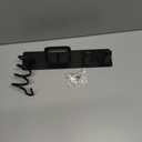 BSICPRO Hair Dryer Holder-3 in 1 Blow Dryer Holder-Metal Bathroom Hair Tool Organizer Wall Mounted-Bathroom Organizer for Hairdryer Curling Iron Flat Iron (Black)