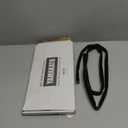 YAMAKATO 3/8" ID Heat Shielded Fire Thermo Armor Fire Sleeve Silicone Coated Fiberglass Heat Protection w/ 3 Clamps for Automotive Hose Lines & Electrical Wiring (Black, 5FT