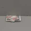 UEEBAI Wallet Case for Samsung Galaxy A14 5G, PU Leather Phone Case Kickstand RFID Blocking Flip Case with Card Slots Wrist Strap Relief Engraved Pattern Magnetic Closure Folio Case - White Rose