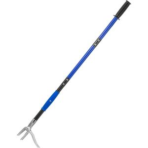 Stainless Steel Claw Stand Up Weed Puller Tool, Gardening Hand Weeding Tool with 51" Long Ergonomic Handle with Easy-Eject Mechanism