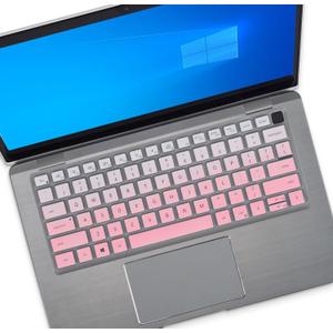 Keyboard Cover Skin for 14" Dell Latitude 7440 7430 7420 7410 5440 5431 5430 5420, Dell Latitude 9420 9430 14" / Latitude 9520 9510 15" / Latitude 7640 16" Keyboard Protector - Gradual Pink