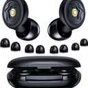 YUMICO Motorcycle Ear Plugs, 50dB Wind Noise Reduction Reusable Silicone Earplugs for Riding, Sleeping, Snoring, Work & Travel, Filtered Noise Cancelling Hearing Protection for Motorcyclists