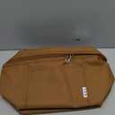 NOL Natural Organic Lifestyle Insulated Lunch Bags for Women Cooler Bag Lightweight Nylon Waterproof Lunch Box For Work (Medium(normal),Brown (Medium (8 Liters)