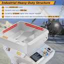 Hopper Extension, Increased Dry Mix Capacity From 120 Pounds to 300 Pounds, Anti-Rust Nano Coating, for large-Scale Construction And Yard Renovations
