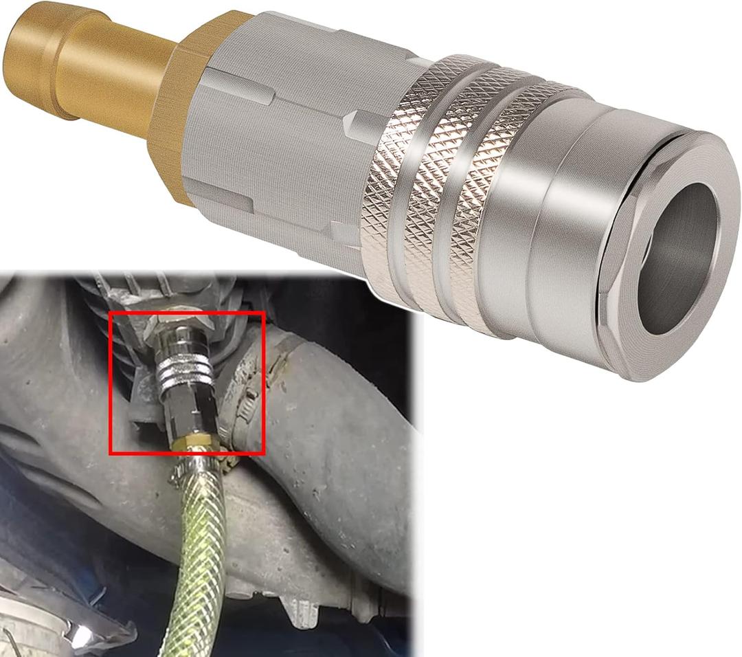 Quick Fit Radiator Adapter for 9996049 Coolant Drain Hose Compatible with Volvo & Mack Trucks and Bus, for Scania 4/5 series