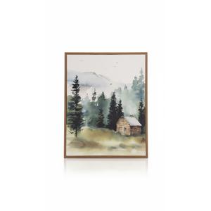 Shevlin Park Painting Oregon Bend Landscape Watercolor Art Print Pine Trees Painting Nature Wall Art Woodland Wall Decor, +14x17