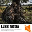 Hunting Pants for Men Camouflage Clothing Gear Windproof Fleece Lined for Winter (Brown, XXXL)