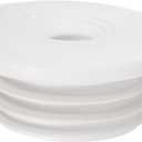 uxcell Drain Pipe Seal Ring, Silicone Ring Washing Machine Sealing Plug, Anti-Odor Floor Drain Plug Sewer Pipe Seal Ring Sealing Cover for 60-65mm PVC Drainage Pipes, White