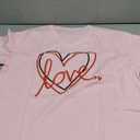 TIEEI Valentines Shirts for Women V-Neck Valentine Day T-Shirt Love Tee Heart Tops, XXL