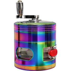 2.5 Inch Spice Grinder Kitchen Helper with Handle, Rainbow