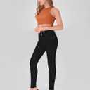 roswear Womens High Waisted Stretchy Skinny Curvy Jeans Tummy Control Jeggings (Blue, M)