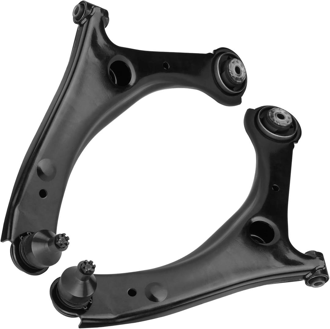 Front Lower Control Arm and Ball Joint for Town & Country 08-16, for Dodge Grand Caravan 08-20, for Ram C/V 12-15, for Volkswagen Routan 09-14, Suspension Kit MS251001 MS251002-2pc Set