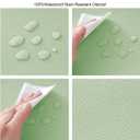 NLMUVW Vinyl Tablecloth Square 100% Waterproof Oil Proof Spill Proof PVC Table Cloth Wipe Clean Table Cover for Kitchen Dining Picnic, Light Green, 48 x 48 inch