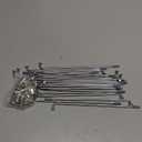 uxcell 36pcs Silver Tone 4mm Thread Dia 160mm Length Motorcycle Wheel Spokes W Nipples