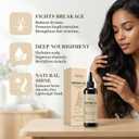 Batana Oil, Supports Hair Growth Appearance, Scalp & Hair Moisturizing Oil, Deep Moisturizing Smoothing Oil, Helps Reduce Breakage for Fuller-Looking Hair, Suitable for All Hair Types, 120ml