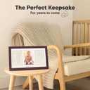 KeaBabies Baby Hand and Footprint Kit - Clay Handprint Keepsake Frame, Newborn Nursery Picture Frame, Personalized New Mom Gifts for Shower & Registry, First Mother's Day (Auburn)