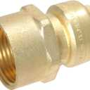 XFITTING Push Fit 3/4 Inch x 1 Inch Female Adapter, 28-3-7=2XX, 2 Pieces, Push Fit 3/4"x1" FNPT