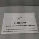 Printable Crystal Clear Sticker Paper 20 Sheets 8.5X11 inch Transparent Vinyl Sticker Paper 100% Glossy Clear Stickers for Inkjet or Laser Printer Not Waterproof