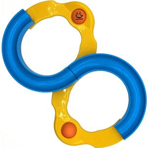 Marble Run Infinite Loop Toy with 2 Rubber Balls Handheld Changing Marble Track Hand-Eye-Brain Coordination Games for Kids Girls Boys Teens Adults Indoor Outdoor Game Improves Attention Equipment
